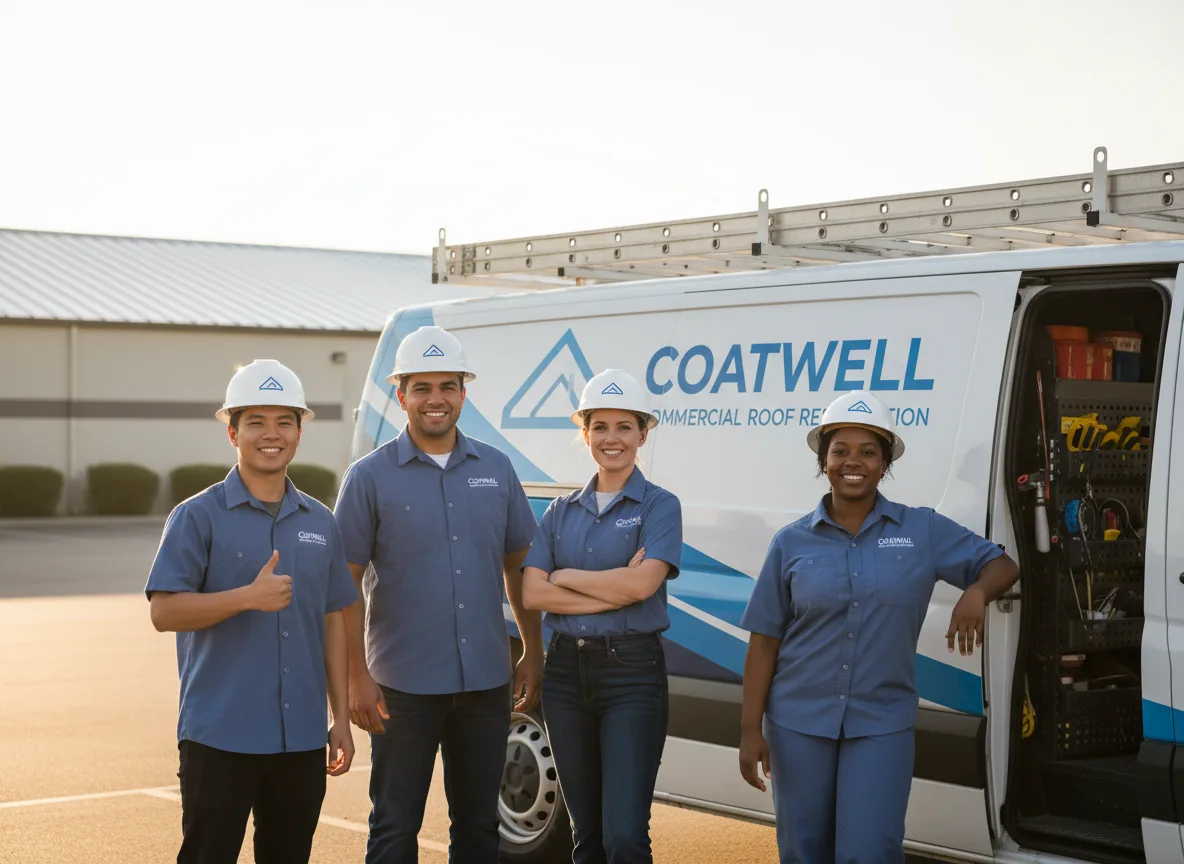 Commercial roof coating company in Hall, NY